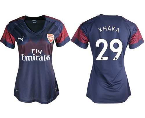 Women's Arsenal #29 Xhaka Away Soccer Club Jersey